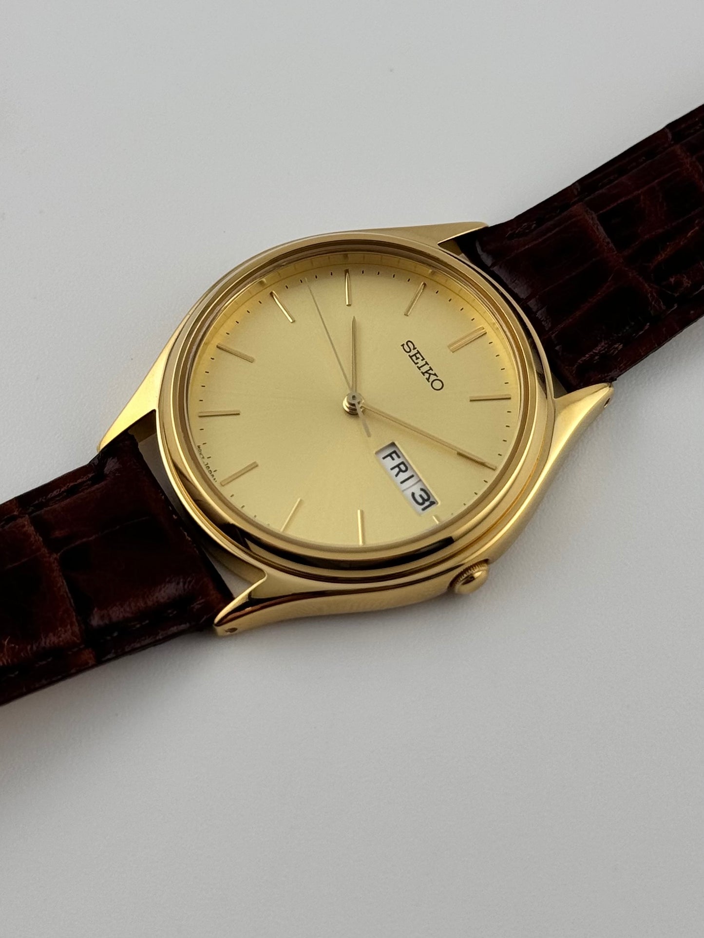 Seiko Quartz Day-Date 7N43-8A99