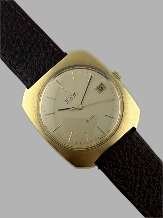 Omega De Ville Automatic Date Rare Jumbo Size - 166.085