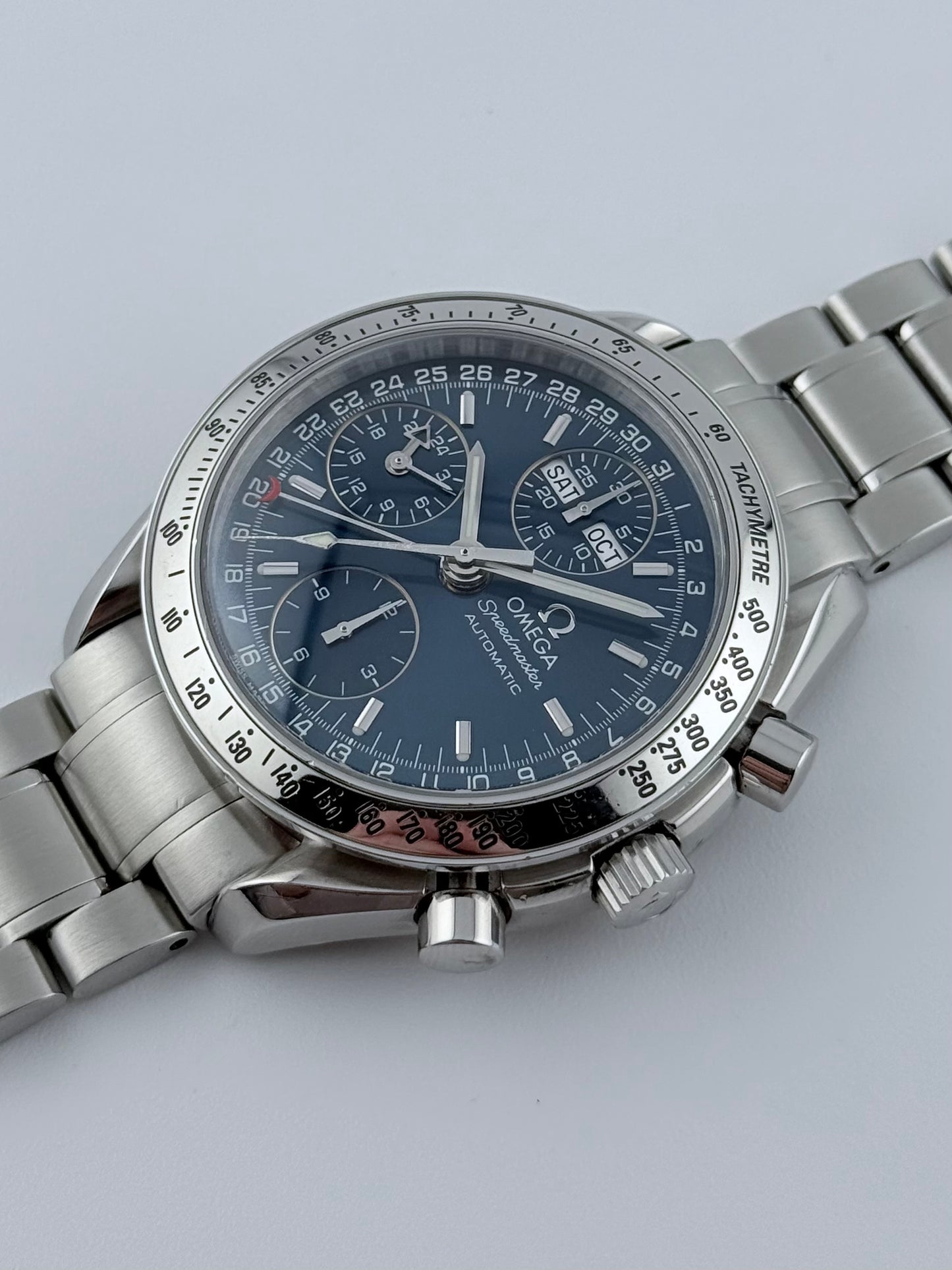 Omega Speedmaster Automatic Chronograph Triple Calendar - 175.0084 - Box and Papers