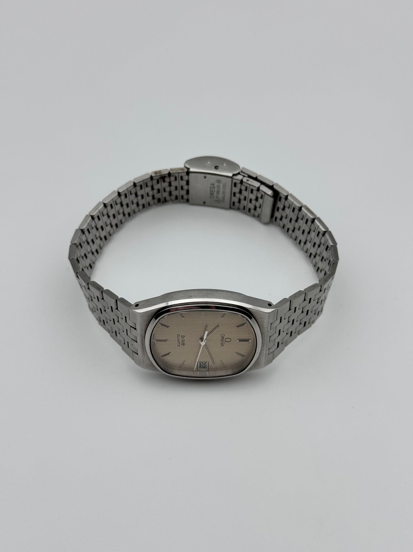 Omega DeVille Quartz Date 192.0051 - Honeycomb Dial
