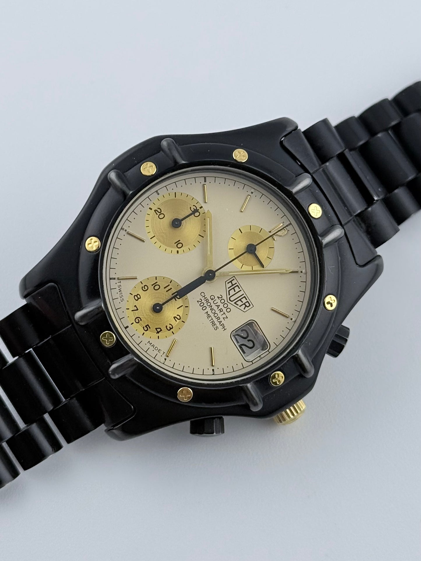 Heuer 2000 Quartz Chronograph - 253.006 - Rare