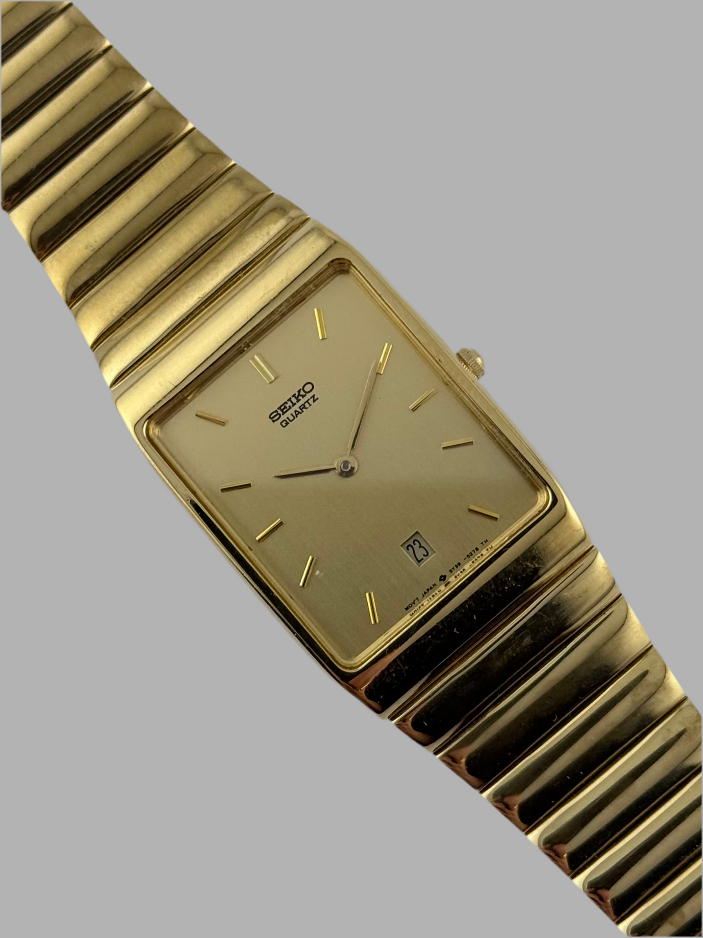 Seiko Tank Quartz Date - 5Y39-5140