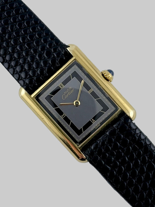 Cartier Must De Tank Quartz - Rare Slate Dial
