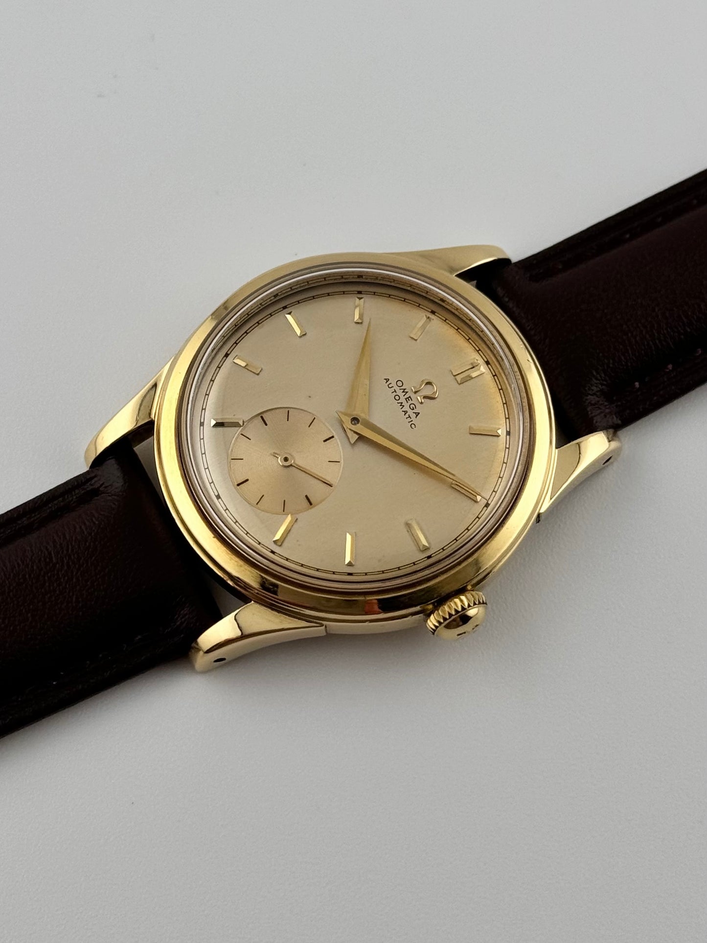Omega Sub Seconds Automatic Bumper 18ct Yellow Gold