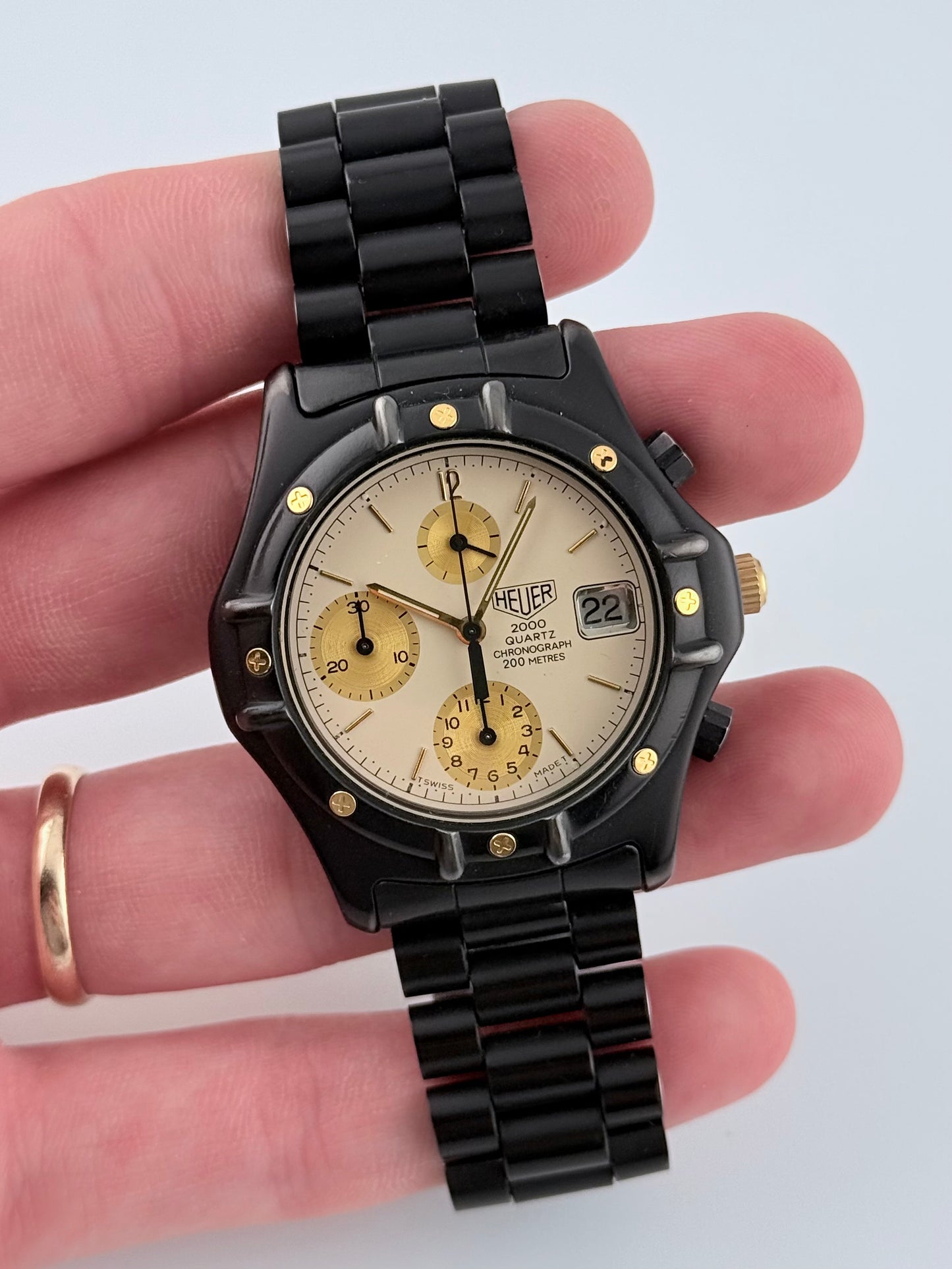 Heuer 2000 Quartz Chronograph - 253.006 - Rare