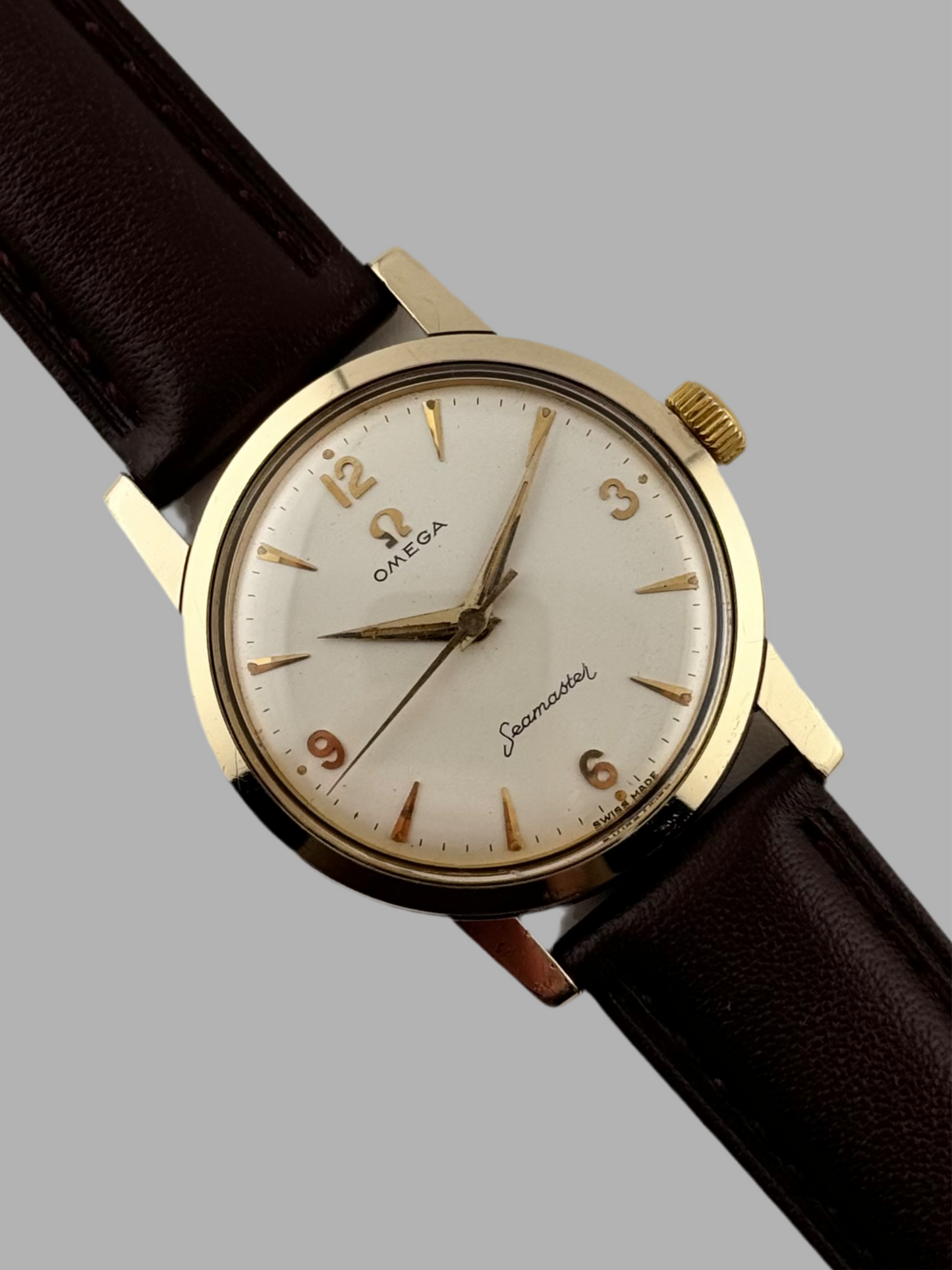 Omega Seamaster Manual Wind 9ct Yellow Gold - 58355