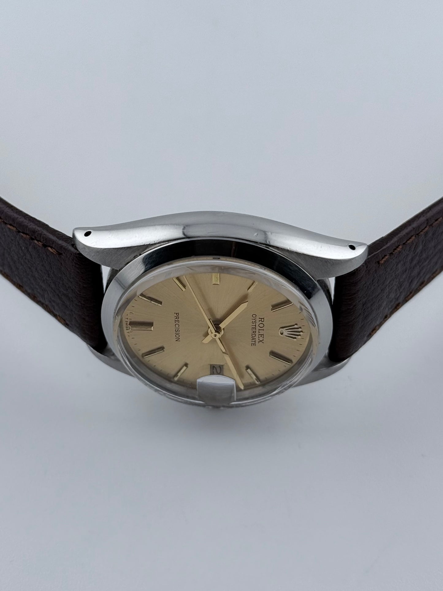 Rolex Oysterdate Precision 6694 Manual Wind - Rare Champagne Dial