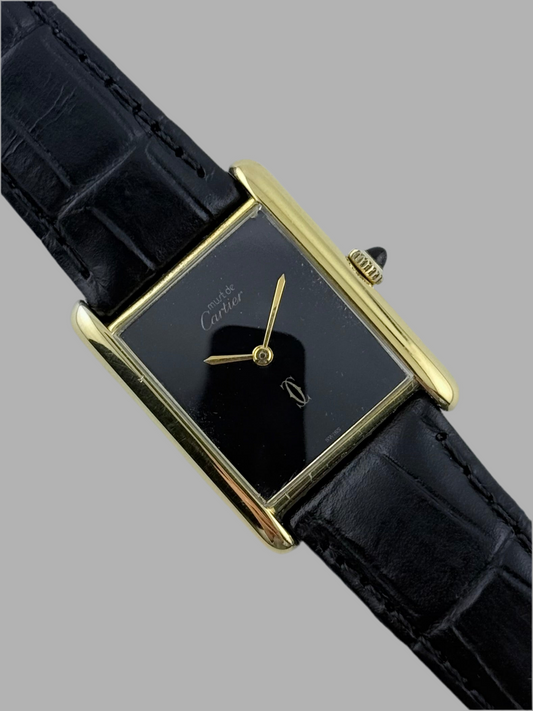 Cartier Tank Must Manual Wind - Black Dial