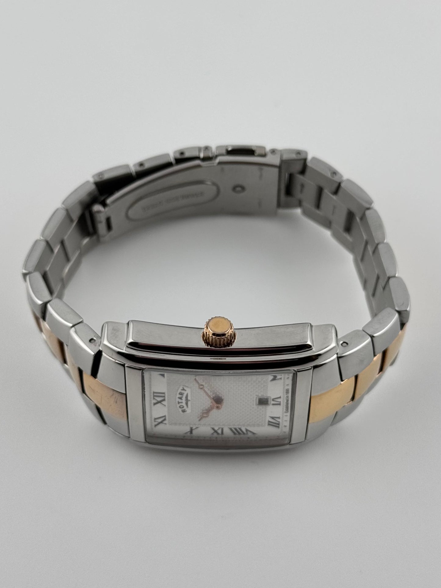 Rotary Tank Quartz GB42831/02 - Date - Original Bracelet