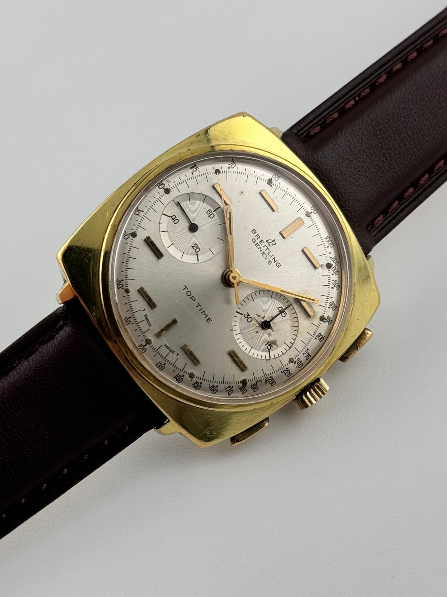 Breitling Geneve Top Time Chronograph Manual Wind Ref:2008