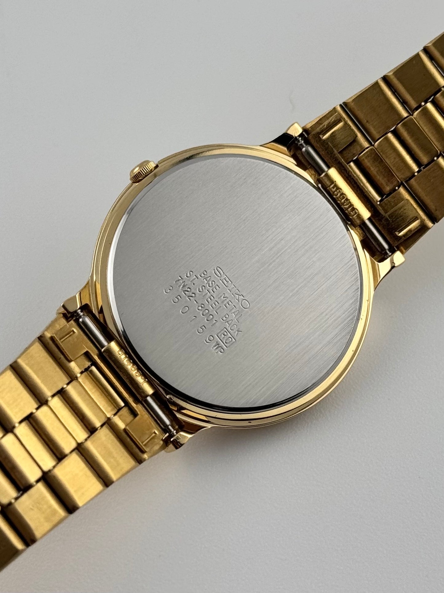 Seiko Quartz Date Dress Watch - 7N22-8001