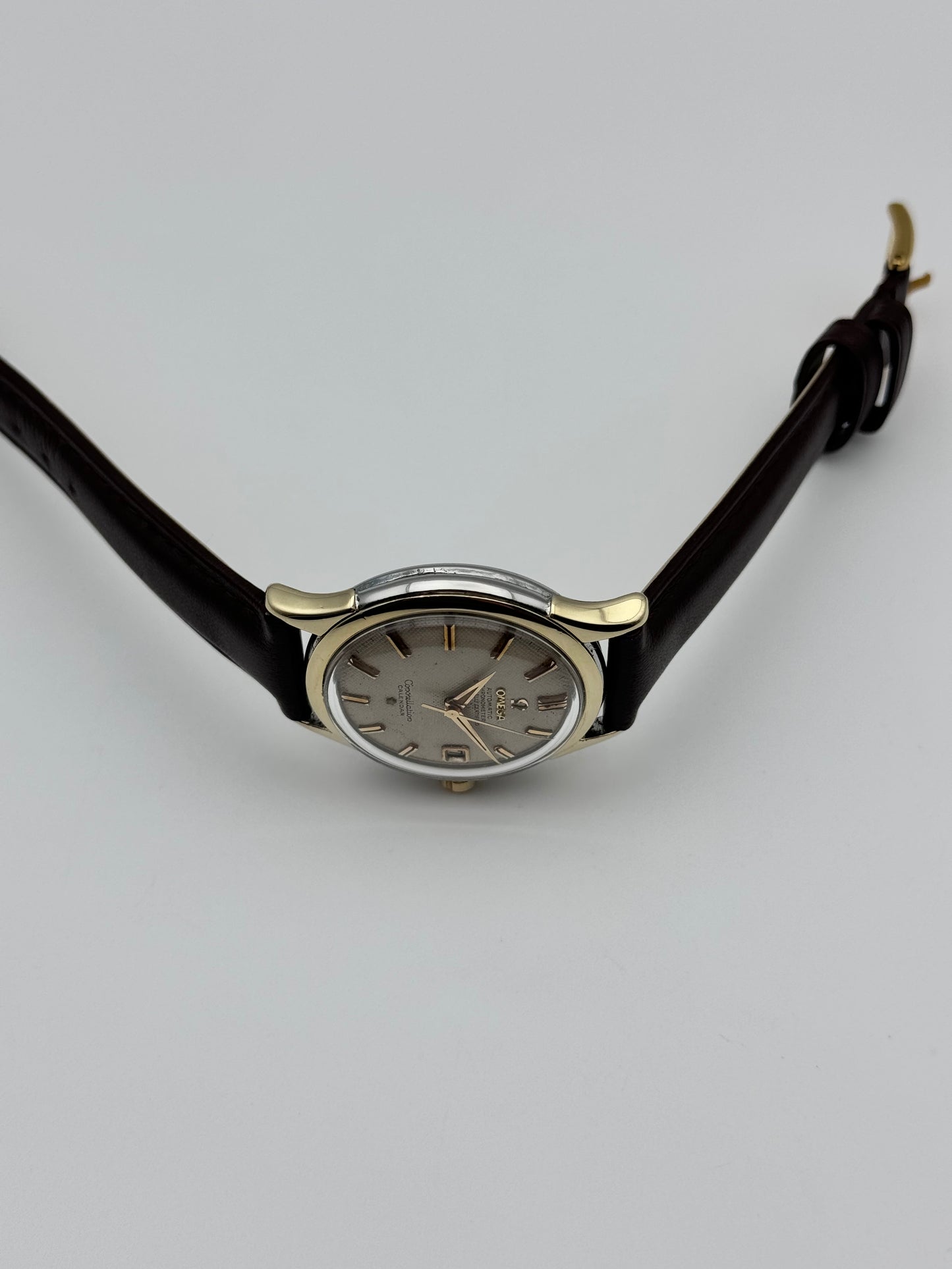 Omega Constellation Calendar Chronometer Automatic - Ultra Rare Honeycomb Dial - 2852-2 SC