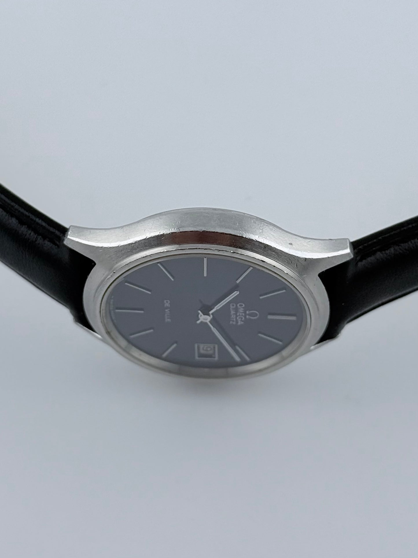 Omega De Ville Quartz Date - 192.0027 - Midnight Blue Sunburst Dial