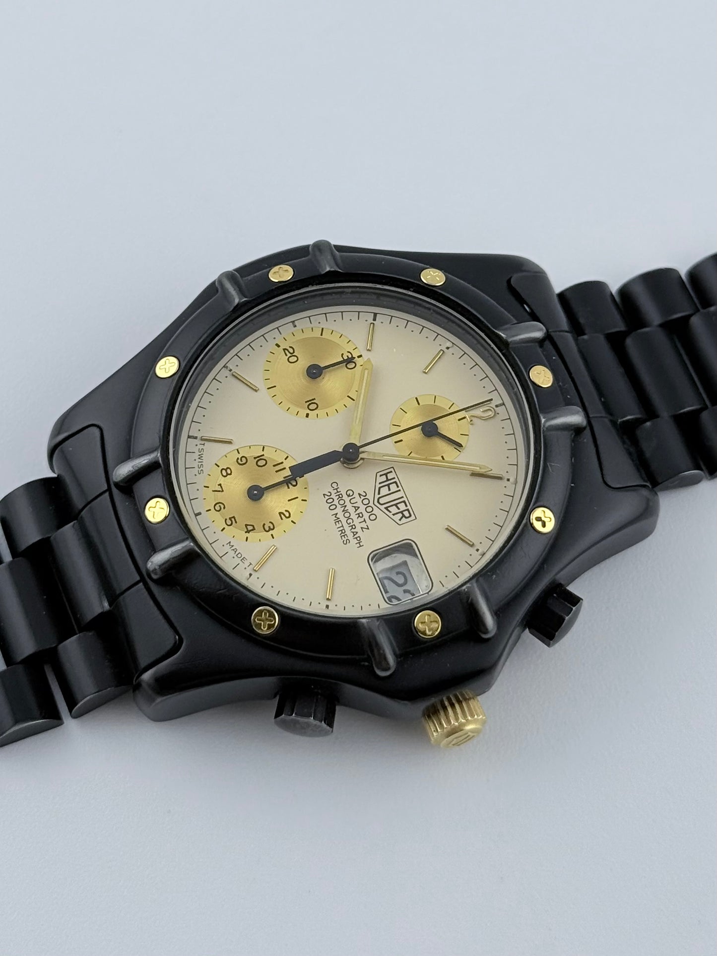 Heuer 2000 Quartz Chronograph - 253.006 - Rare