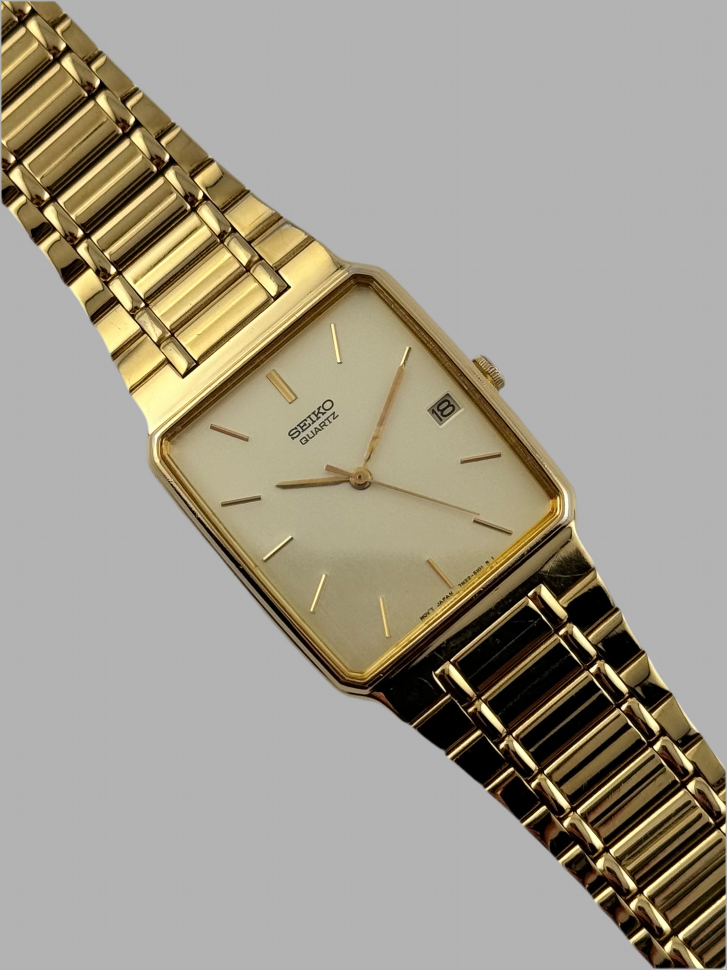 Seiko Tank Quartz Date - 7N22-5061