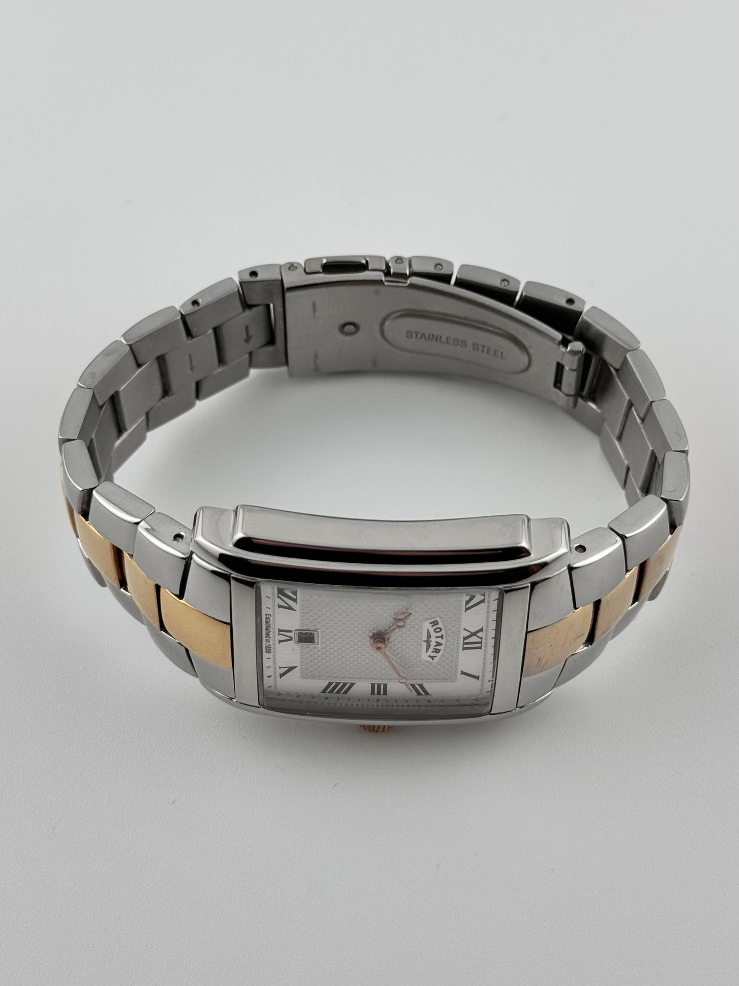 Rotary Tank Quartz GB42831/02 - Date - Original Bracelet