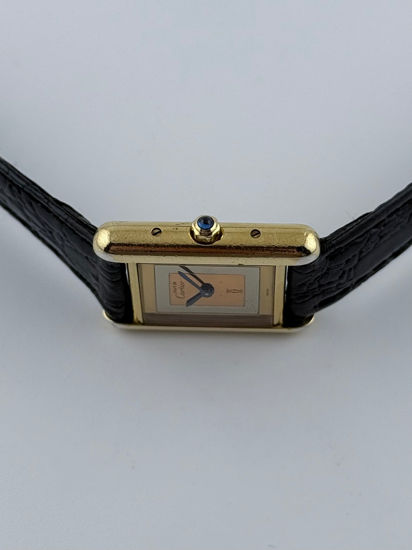 Cartier Must De Paris Tank Quartz - Trinity Dial - Ladies