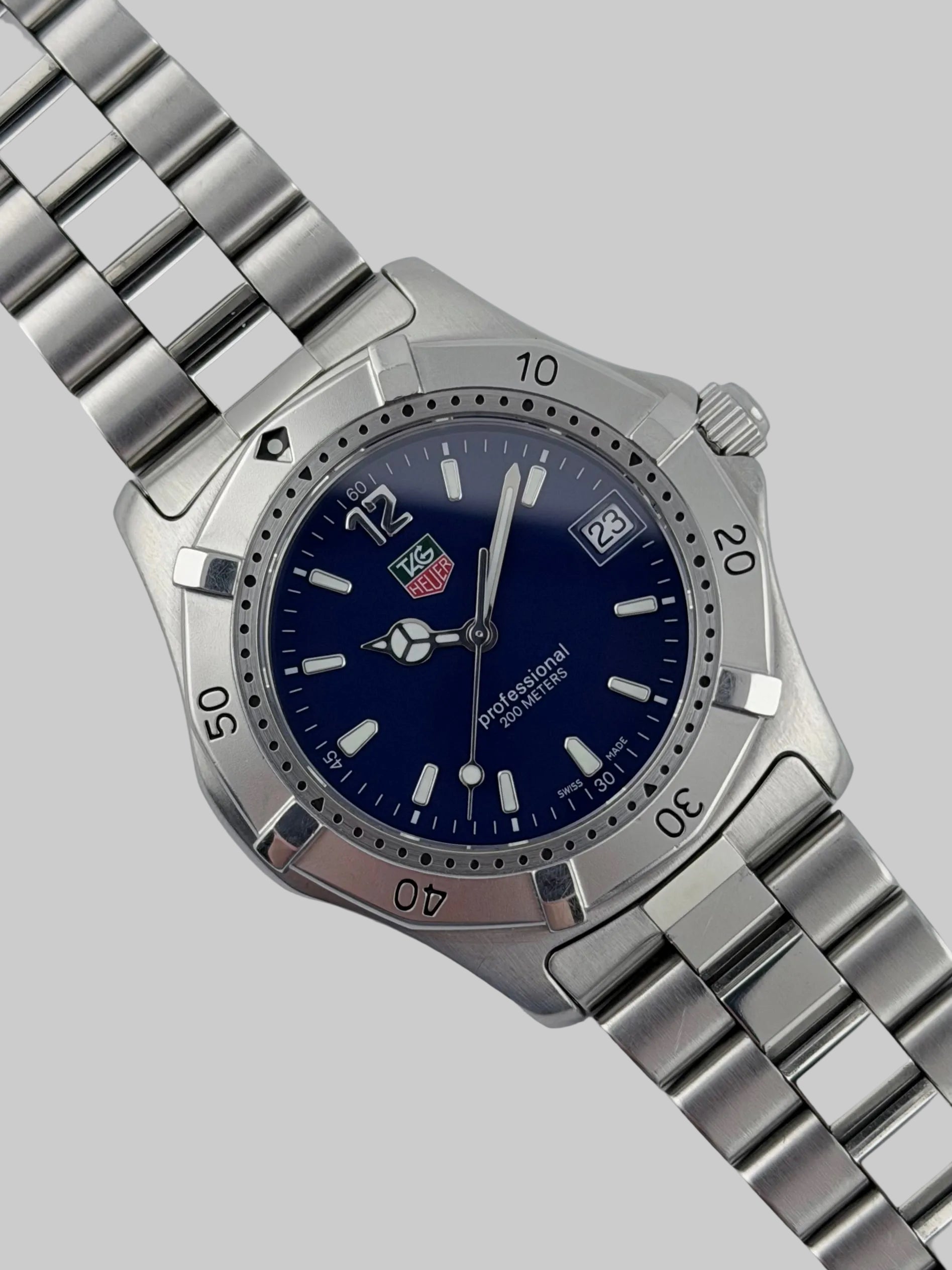 Tag Heuer Professional 200 Quartz Date - WK1113-0 – The Wrist Watcher
