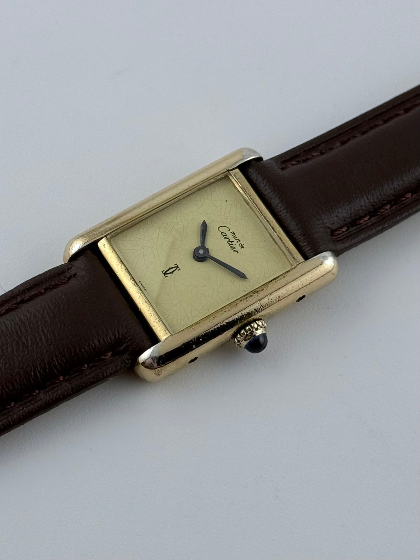Cartier Must De Paris Tank Manual Wind - 3- Lemon Dial - Ladies