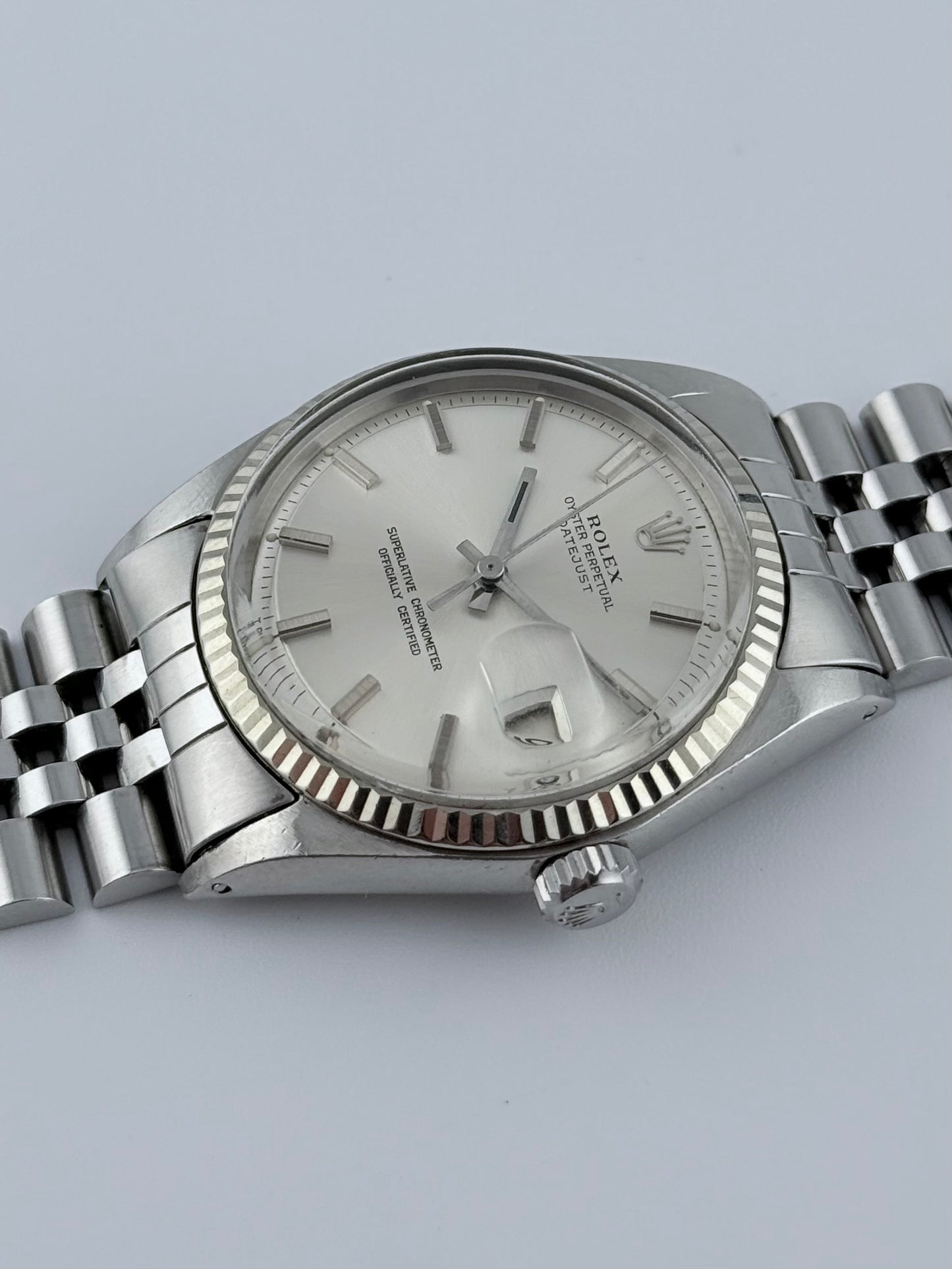 Rolex Datejust Oyster Perpetual - 1601 - Rare “wide boy” Dial