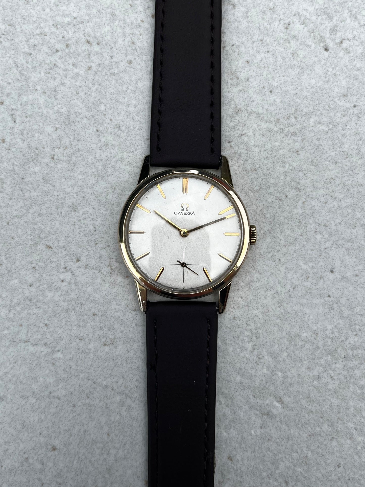 Omega Manual Wind Small Seconds Linen Dial 121.001
