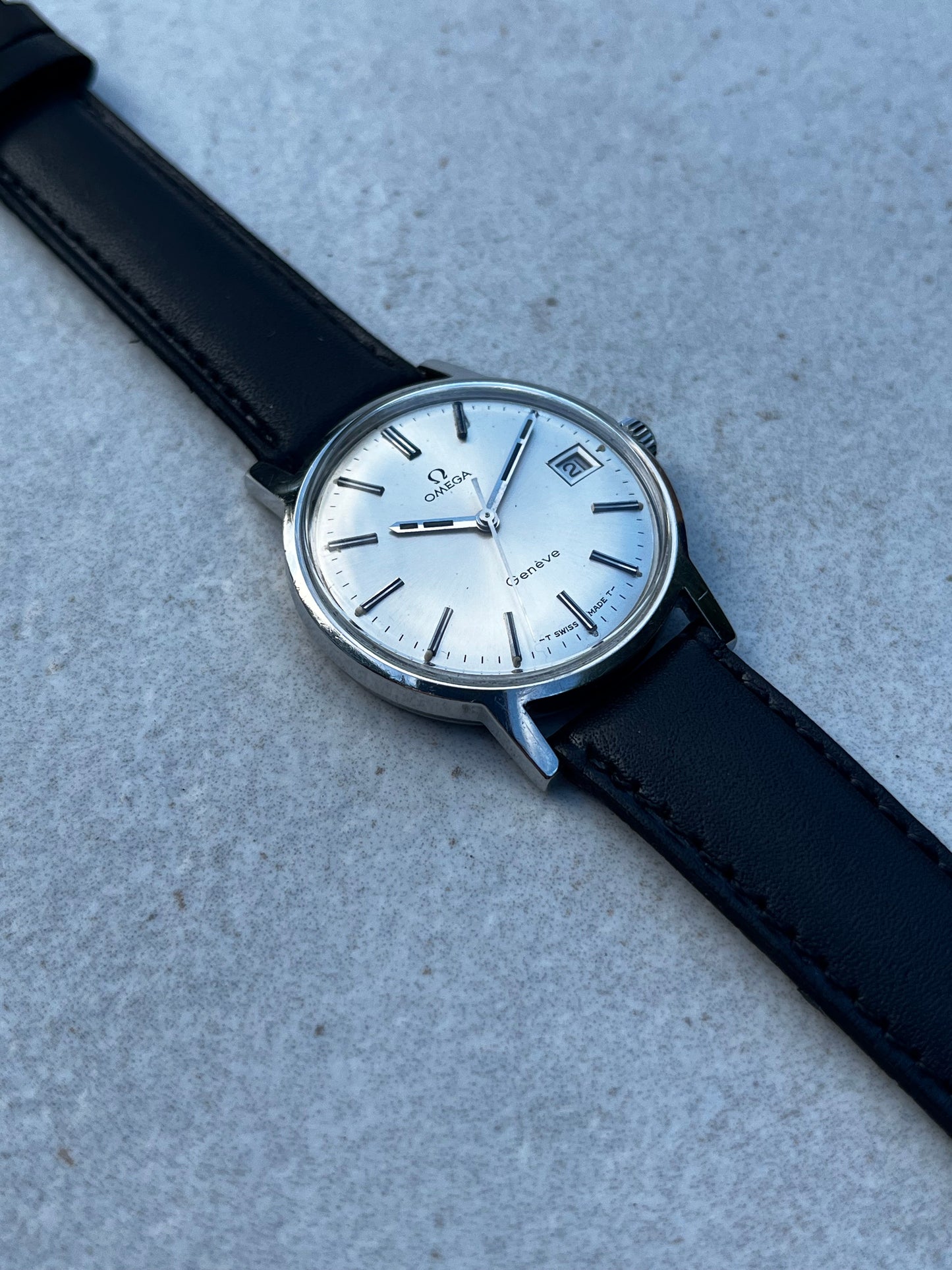 Omega Geneve Manual Wind Date 136.070