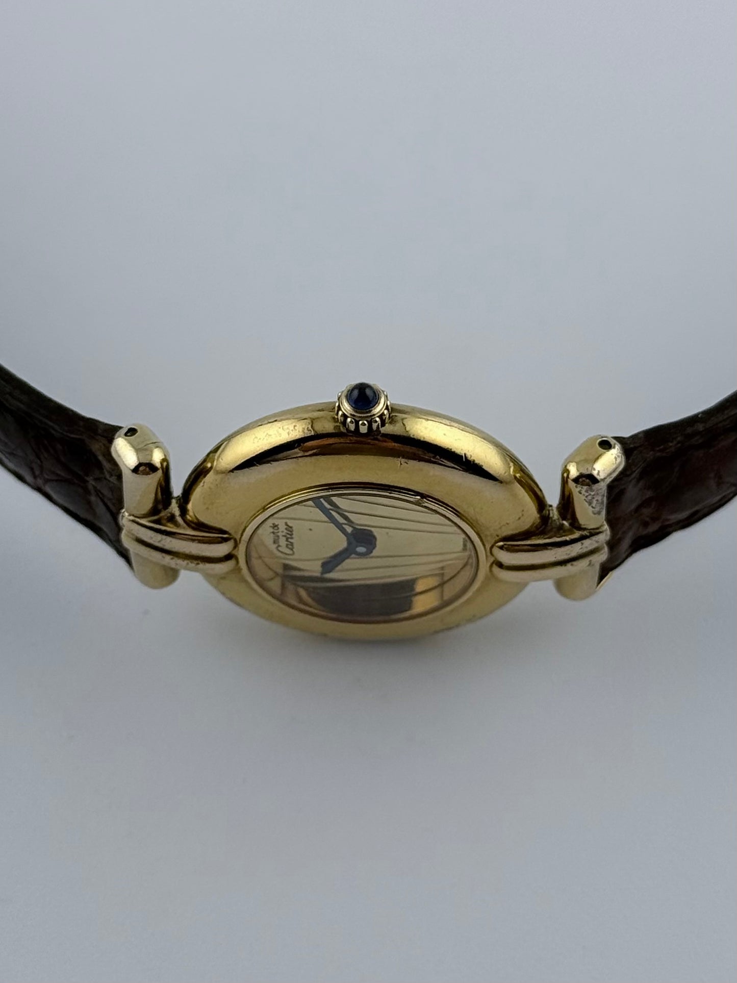 Cartier Colisee must de Paris Quartz - 590002 - Ladies - Gold Art Deco Mirror Dial
