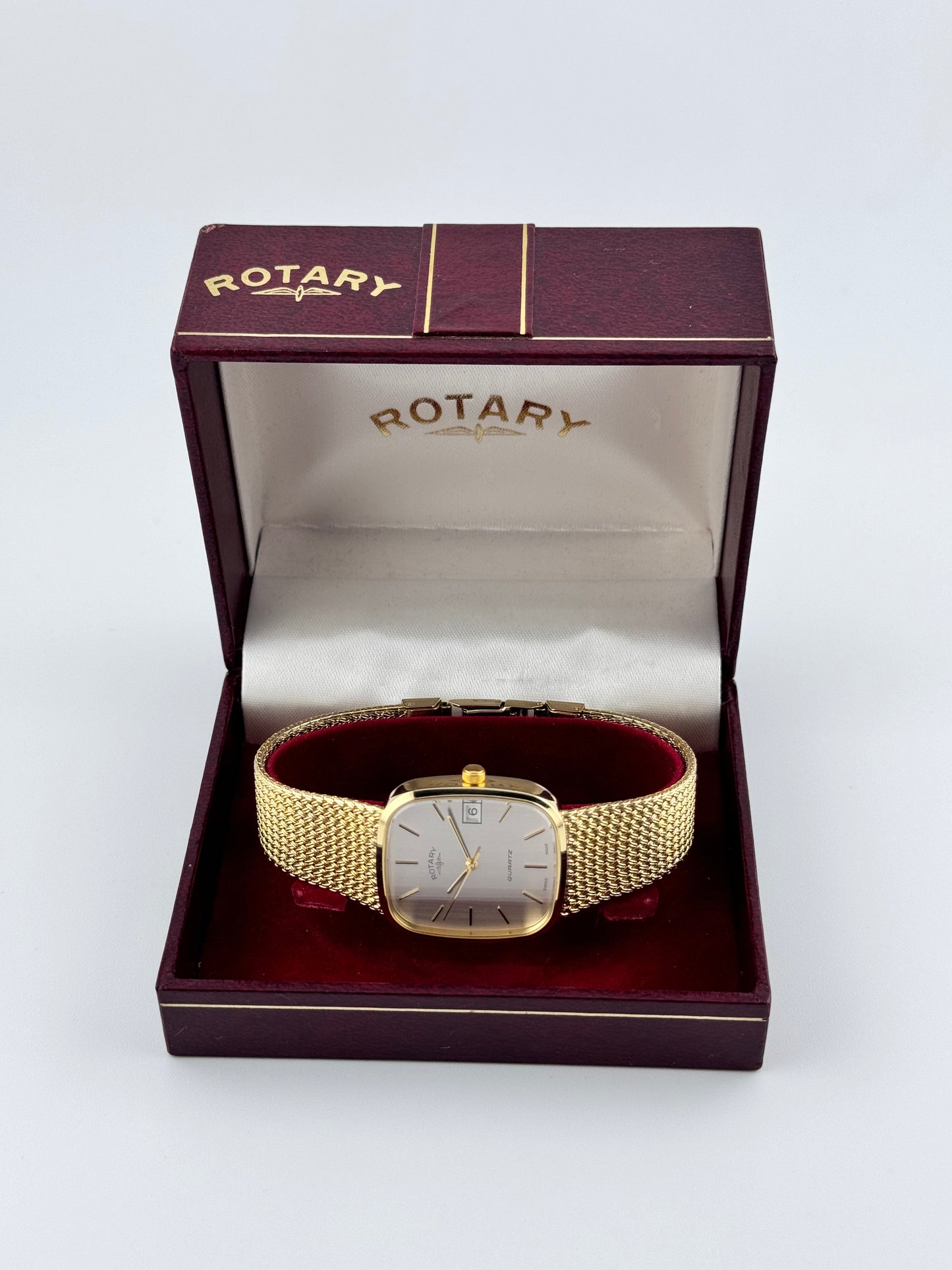 Rotary Quartz Date Dress Watch with Box