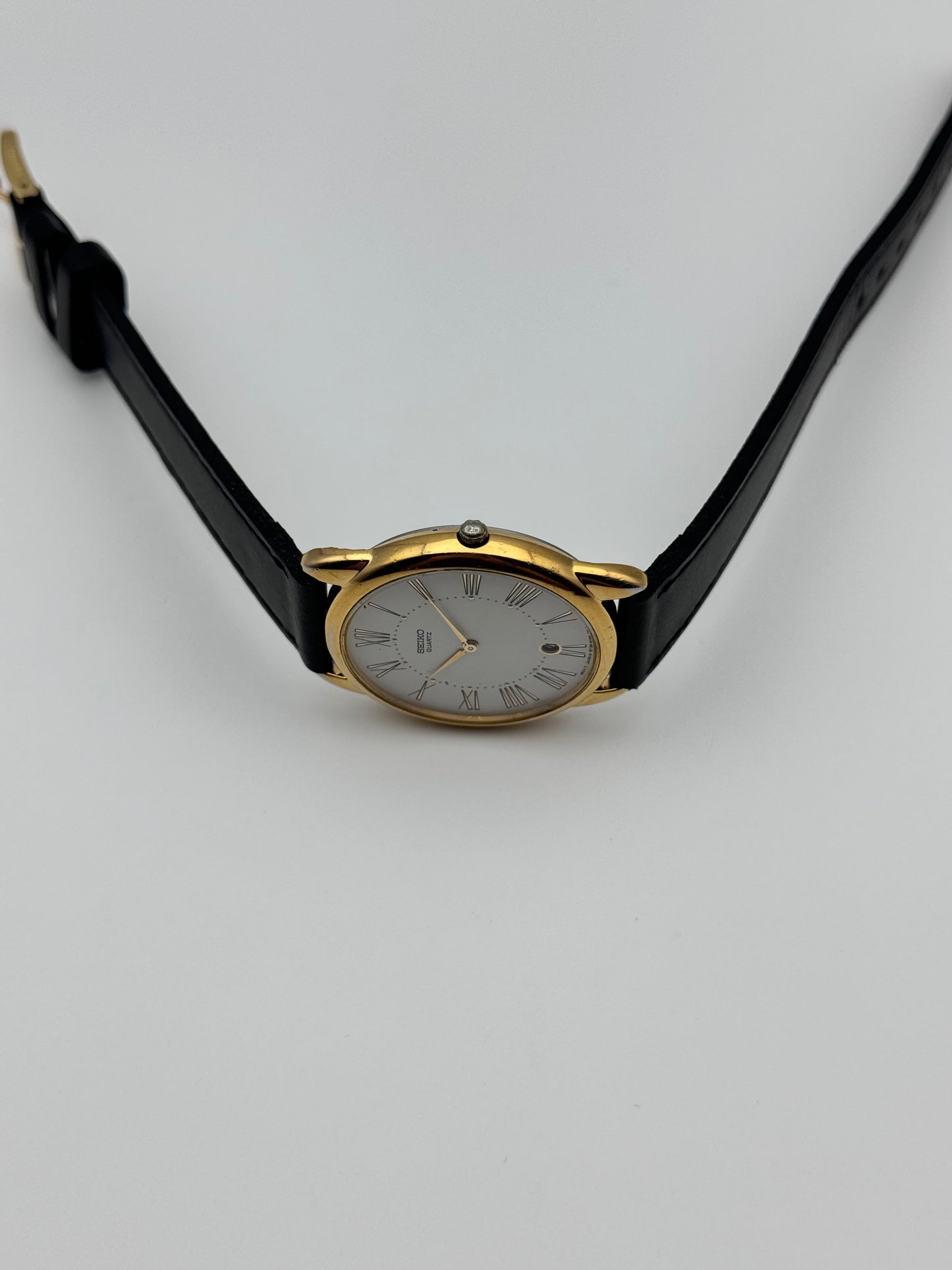 Seiko Quartz Date Dress Watch - 5Y39-8050