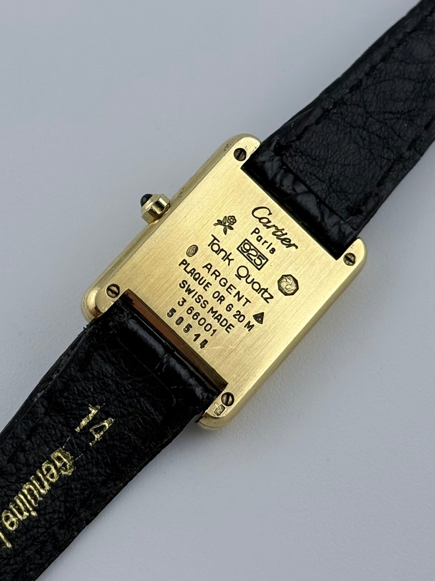 Cartier Must De Paris Tank Quartz - Trinity Dial - Ladies