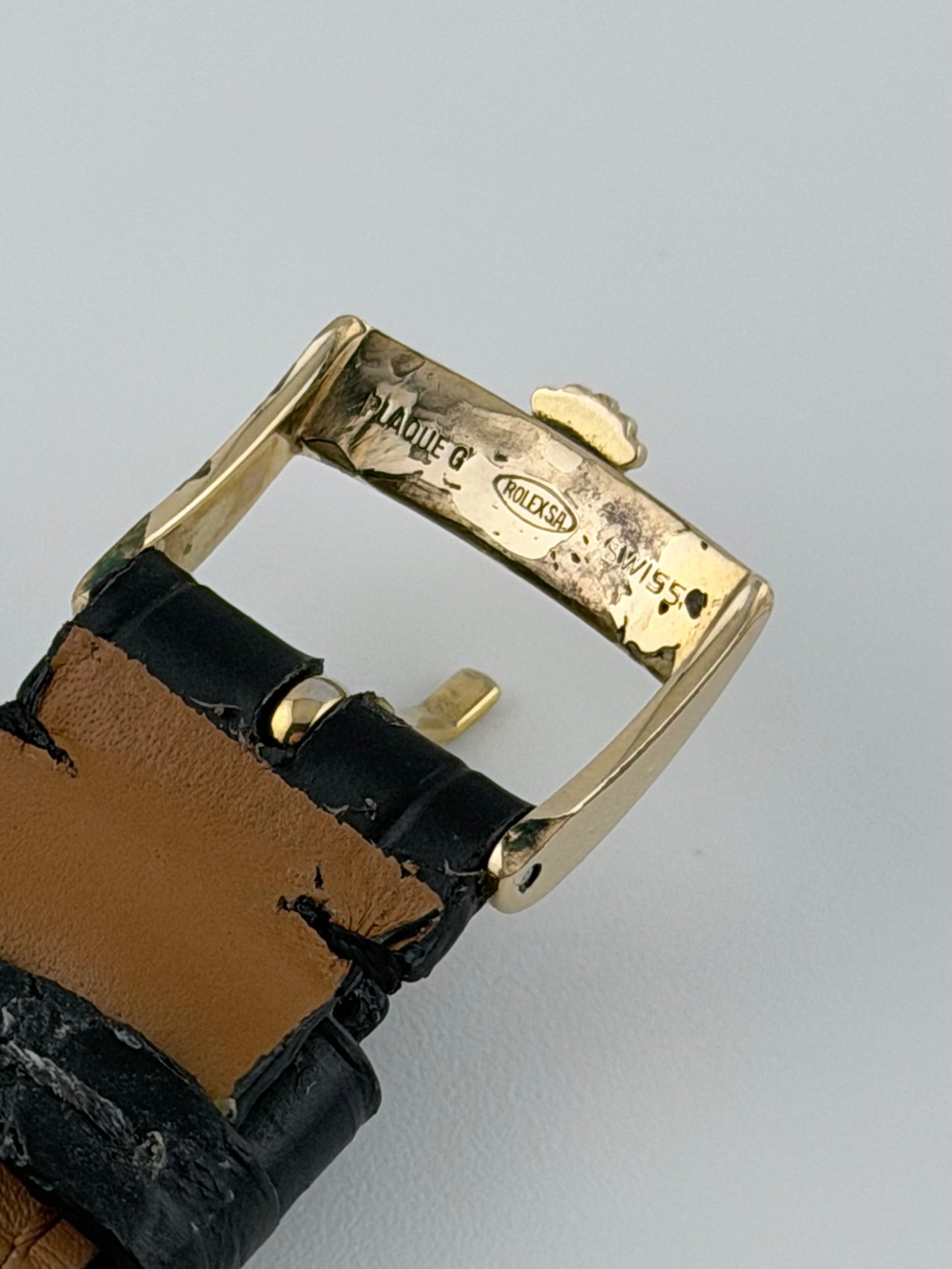 Rolex Oyster Perpetual - 1003 - 18kt Gold - Rare Black Dial