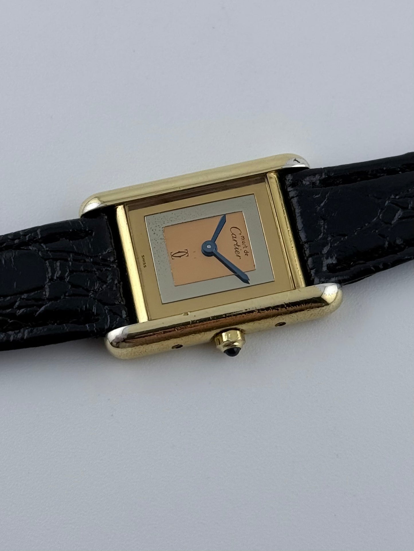 Cartier Must De Paris Tank Quartz - Trinity Dial - Ladies