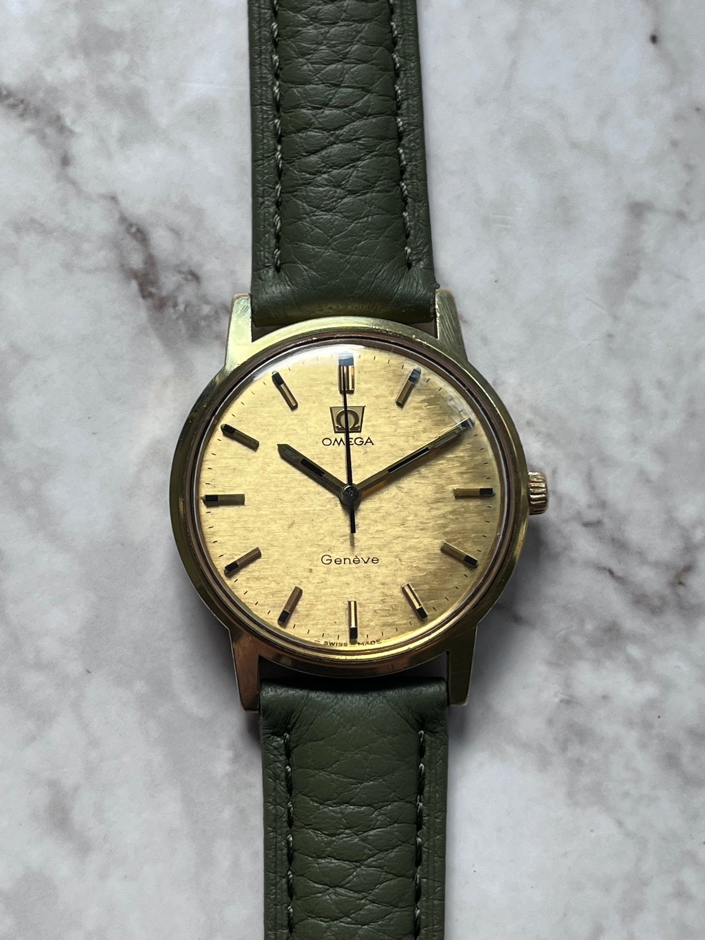 Omega Geneve Manual Shantung Dial 135.070