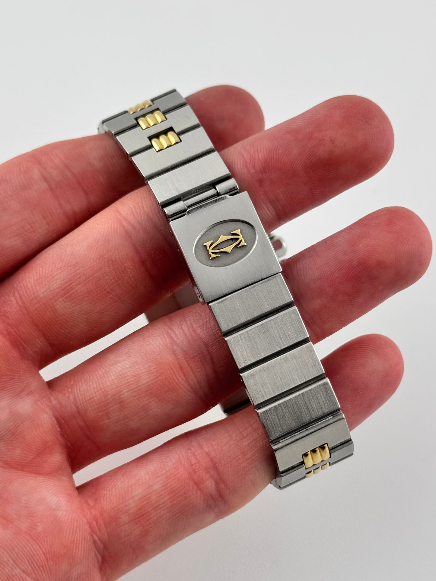 Cartier Santos Carree Automatic - Rare Godron Bracelet - 2961 - Original Box