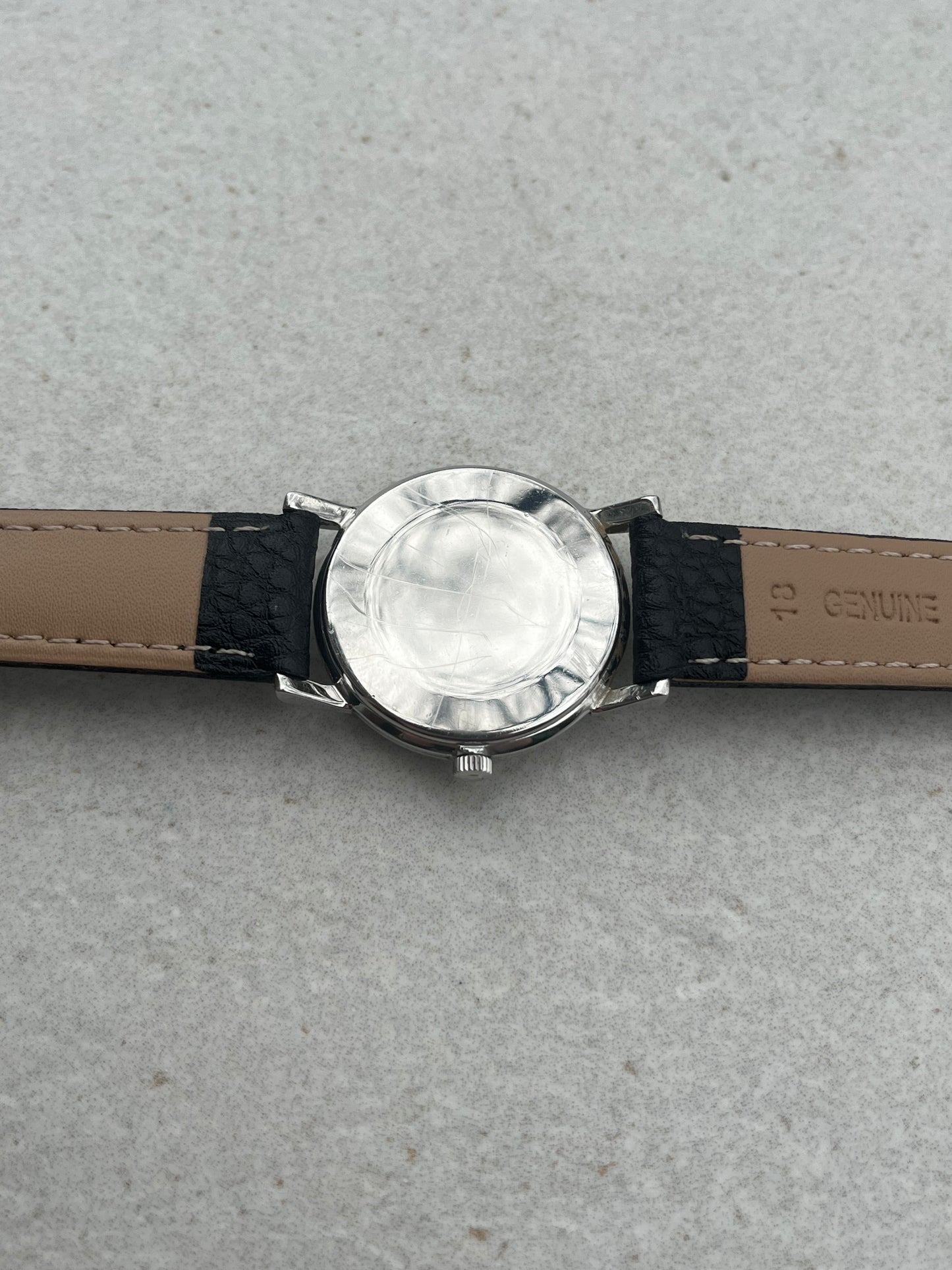 Omega Geneve Manual Wind Cross Hair Date Rare