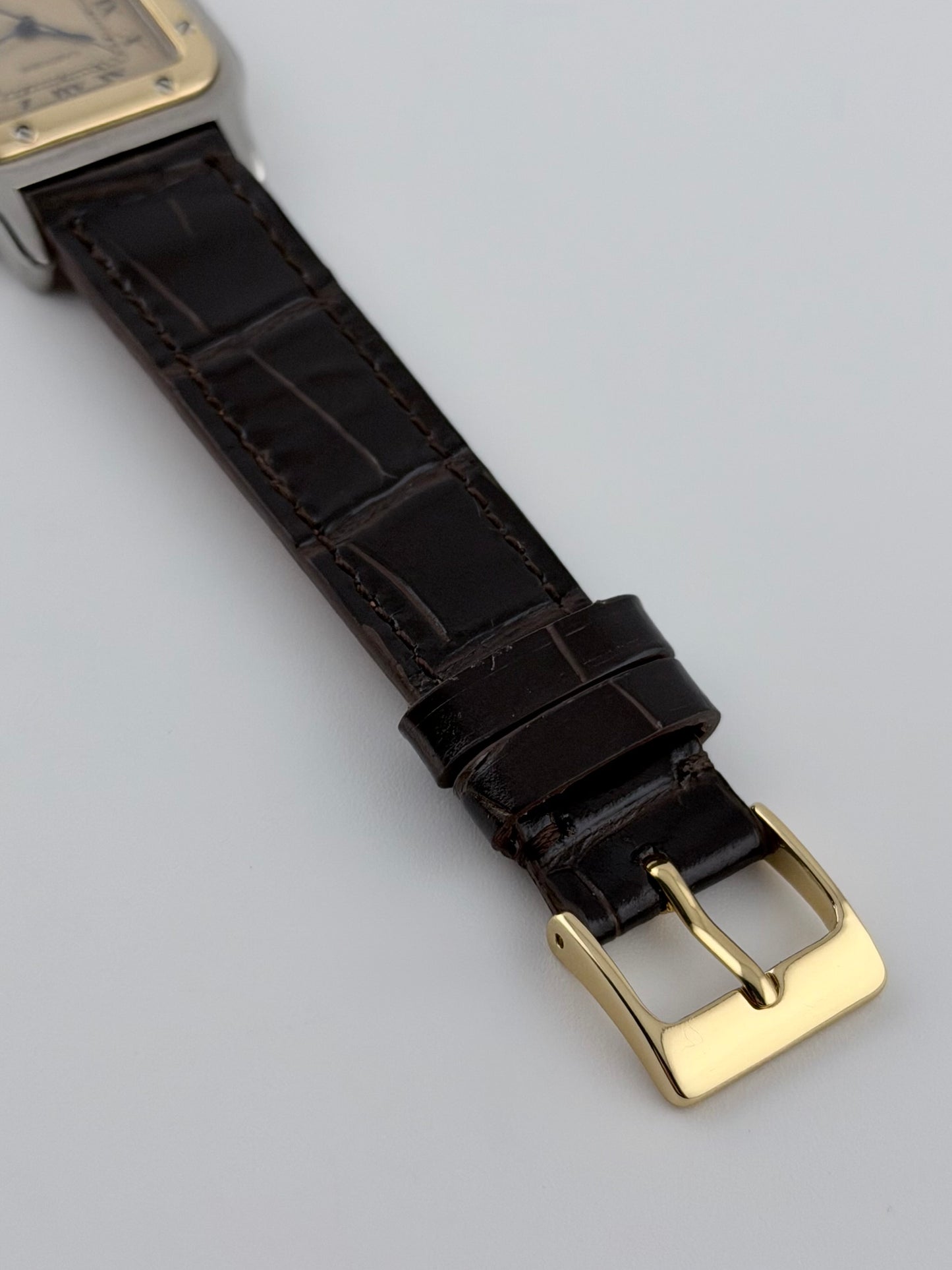 Cartier Santos Galbee Quartz - 187901 - Bi Metal