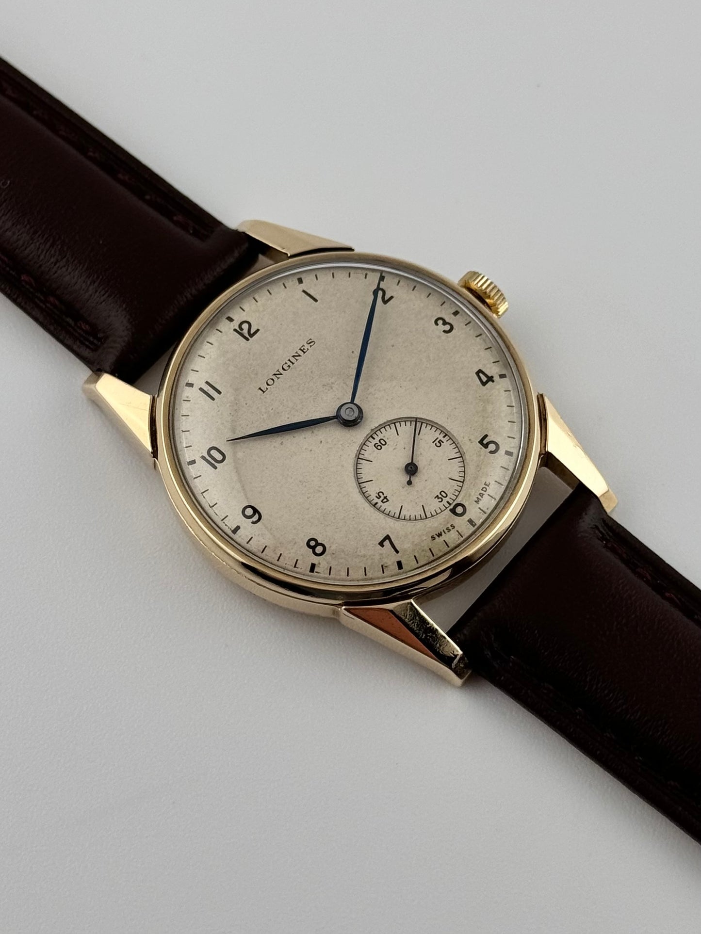 Longines Seconds Sub-dial - manual - 9ct Solid Gold - 207695 - Extremely Rare