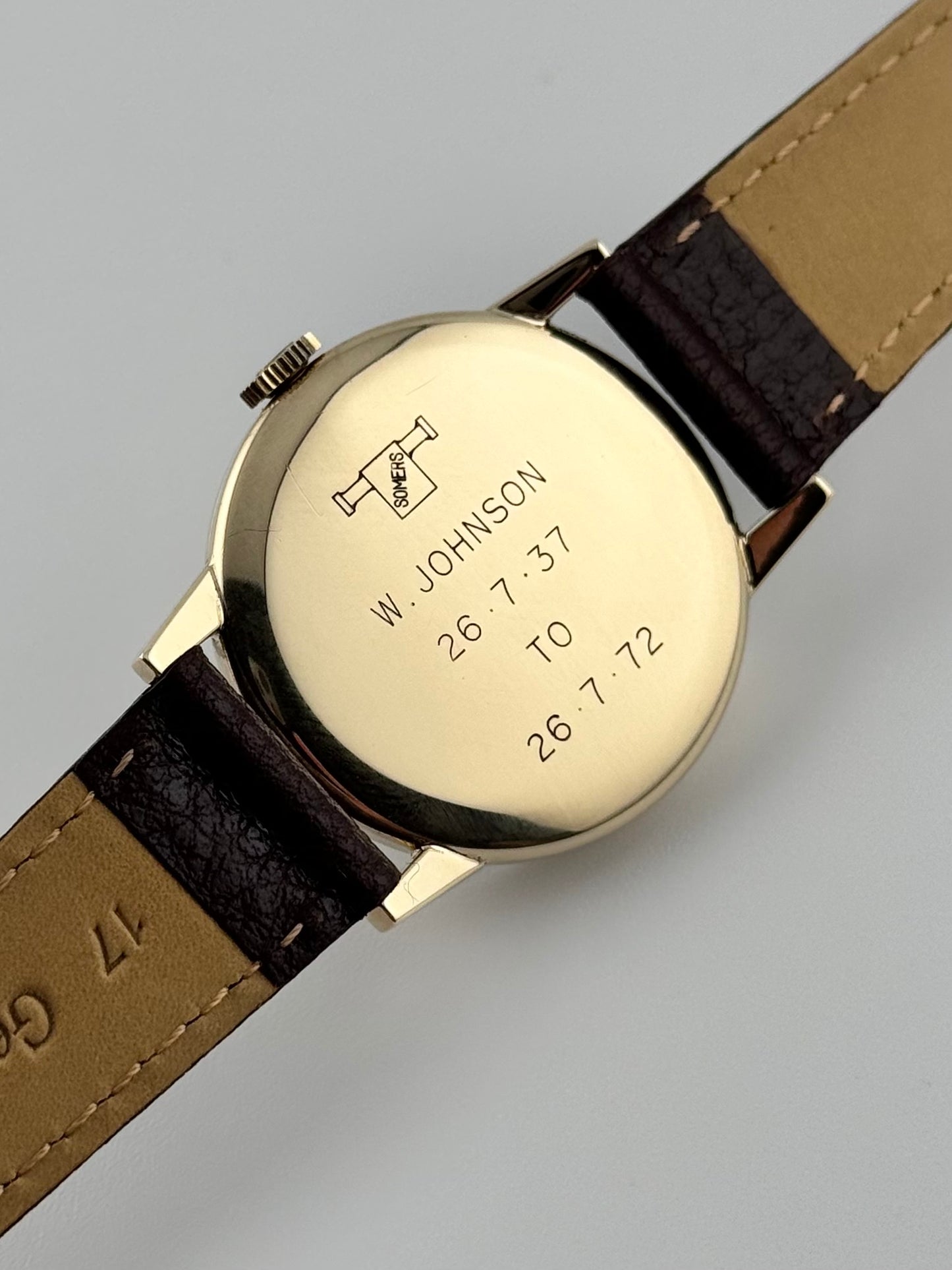 Tudor Manual Wind Shock Resisting 9ct Solid Gold Dress Piece