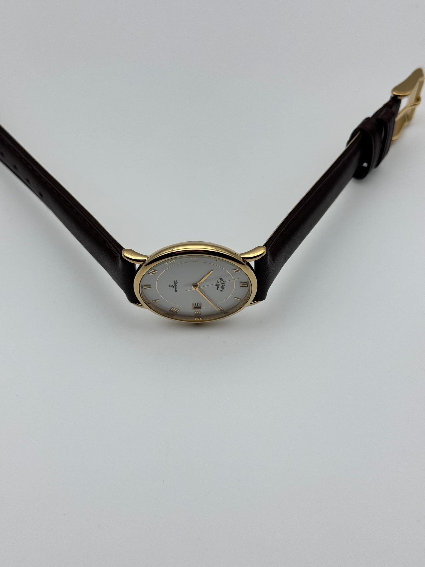 Rotary Statesman Quartz Date - Original Box