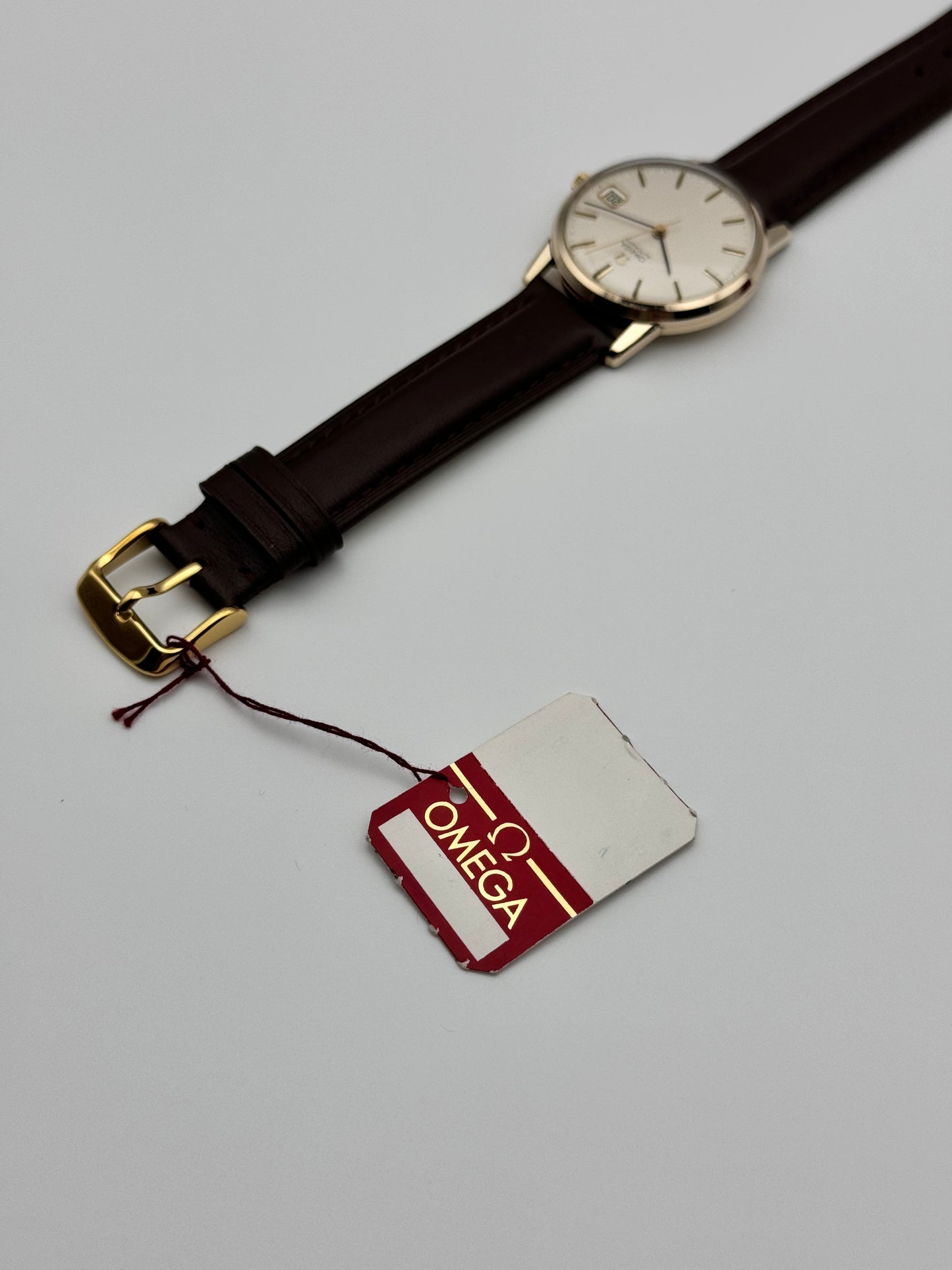 Omega Geneve Automatic 9ct Gold 162.5430 - Original Box, Papers & Hang Tag