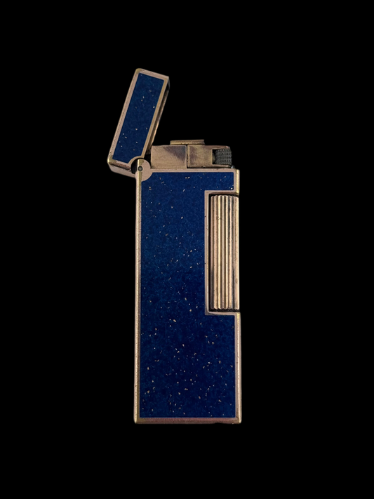 Dunhill Roller Gas Enamel Lapis Lighter