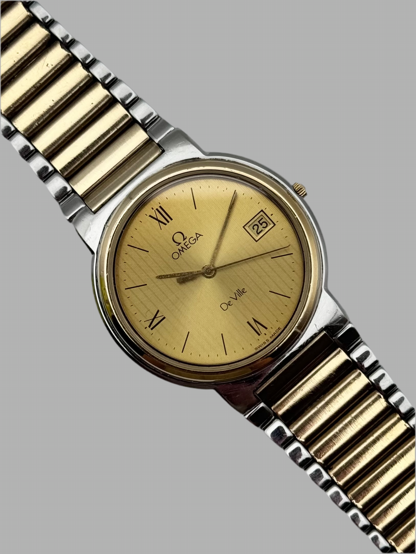 Omega De Ville Quartz Date 196.0256 - Original Bracelet
