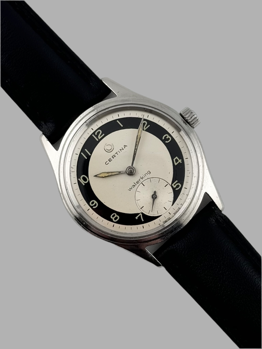 Certina Waterking Manual Wind - Tuxedo Dial - 7001 181