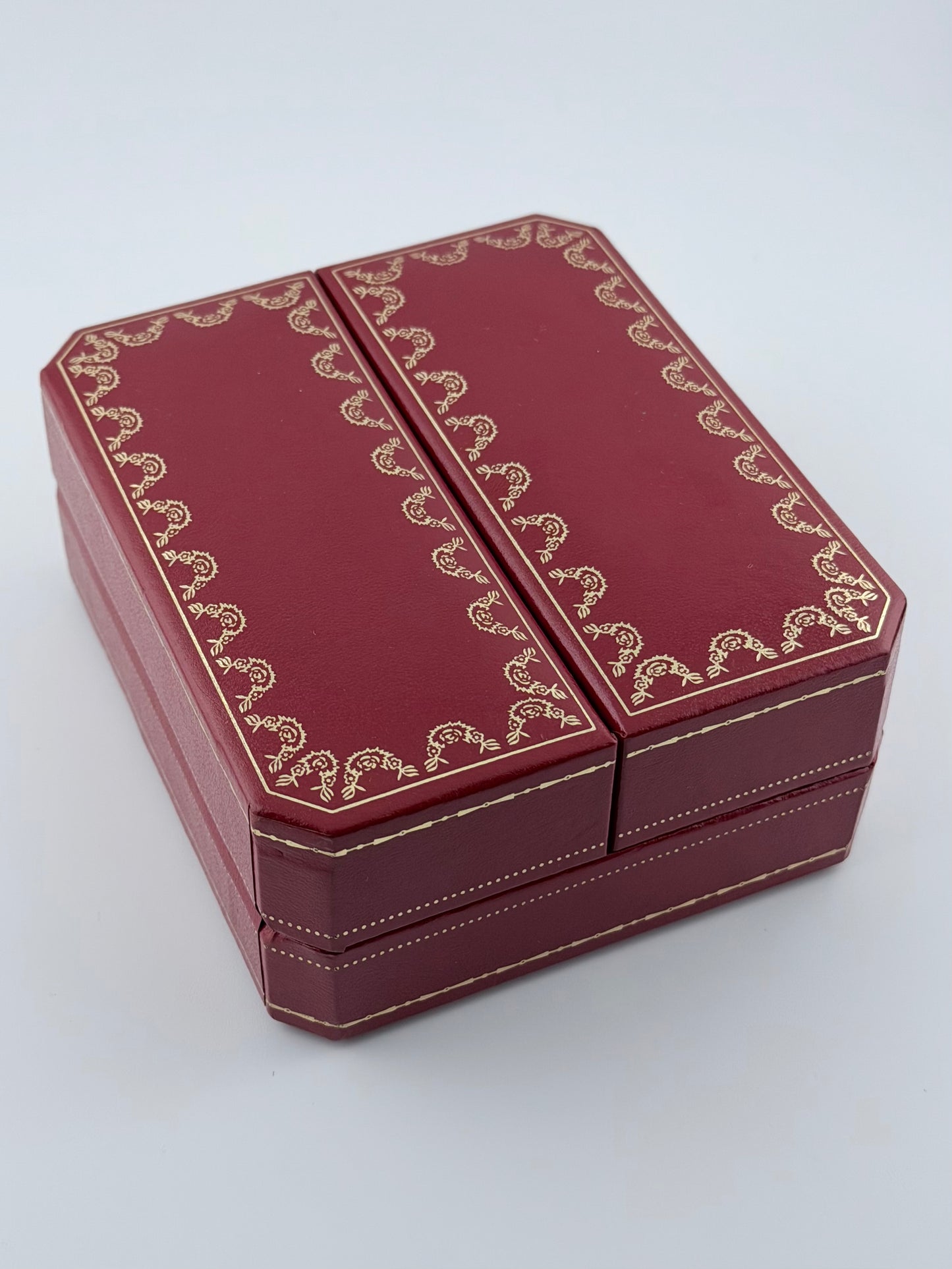 Cartier Santos Carree Automatic - Ultra Rare Burgundy - 2960 - Original Box