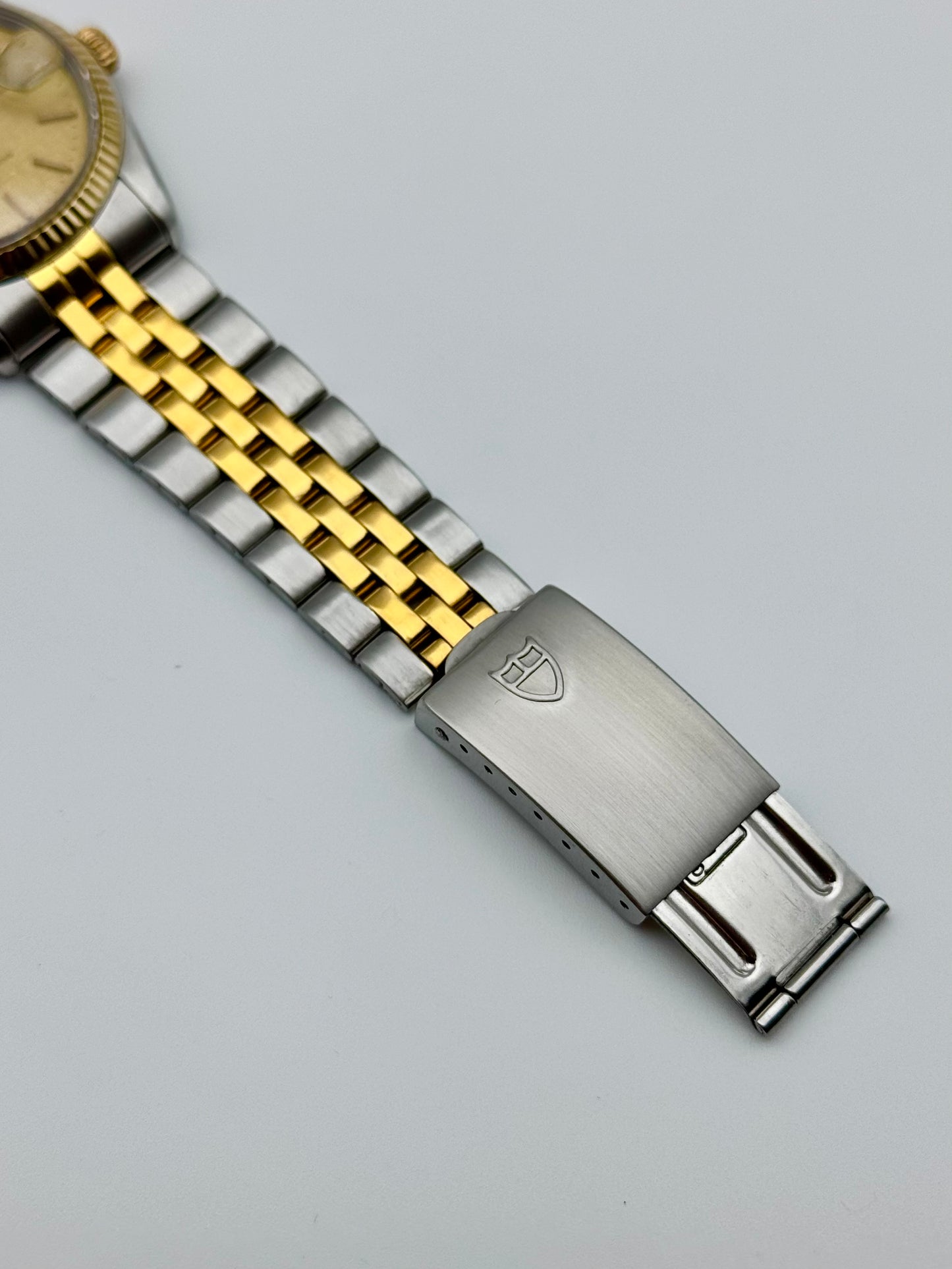 Tudor Prince Oysterdate 74033 Two-Tone - Rare Linen Dial