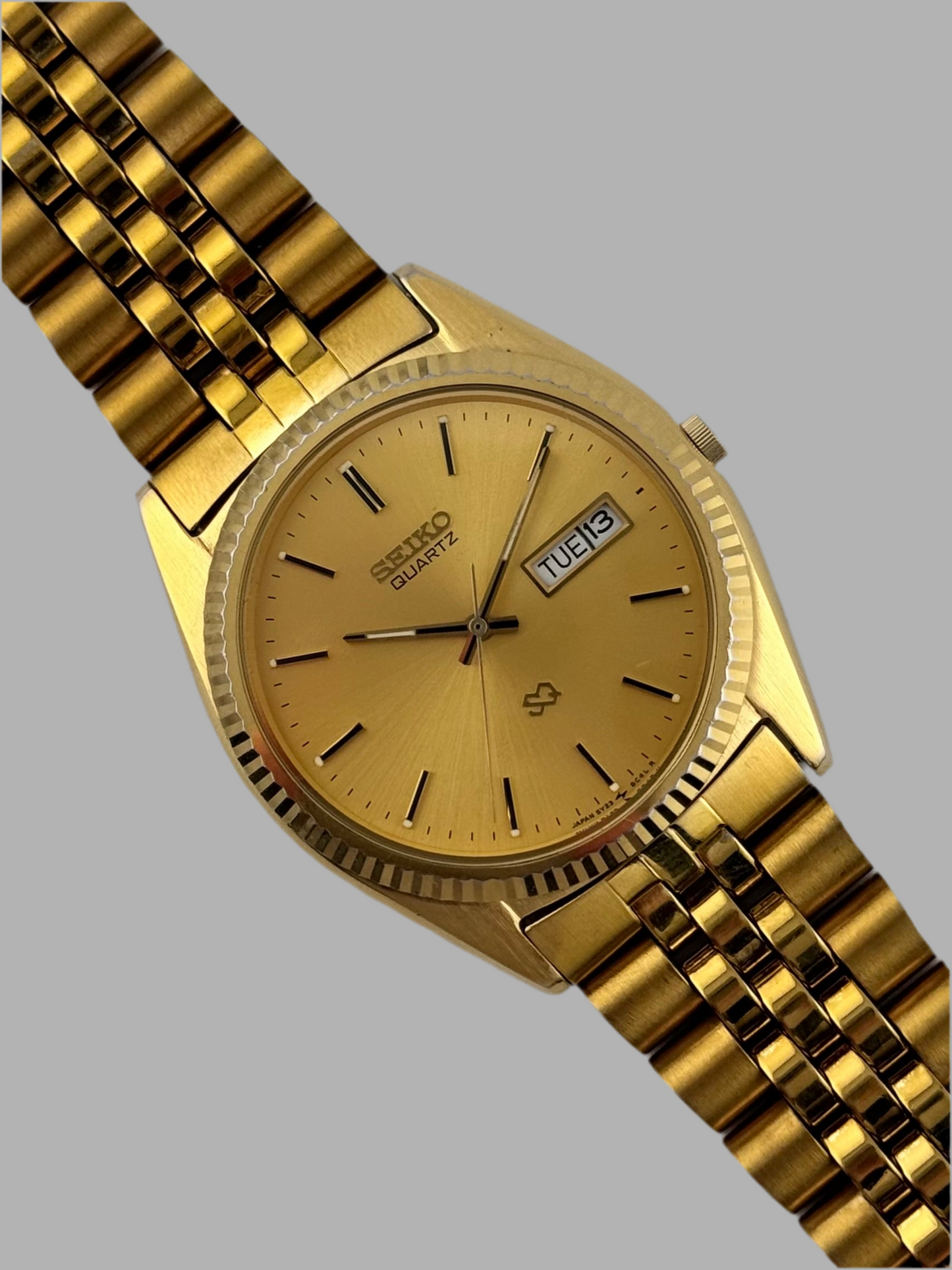 Seiko SQ Quartz Day-Date 5Y23-8A60 - Original Box