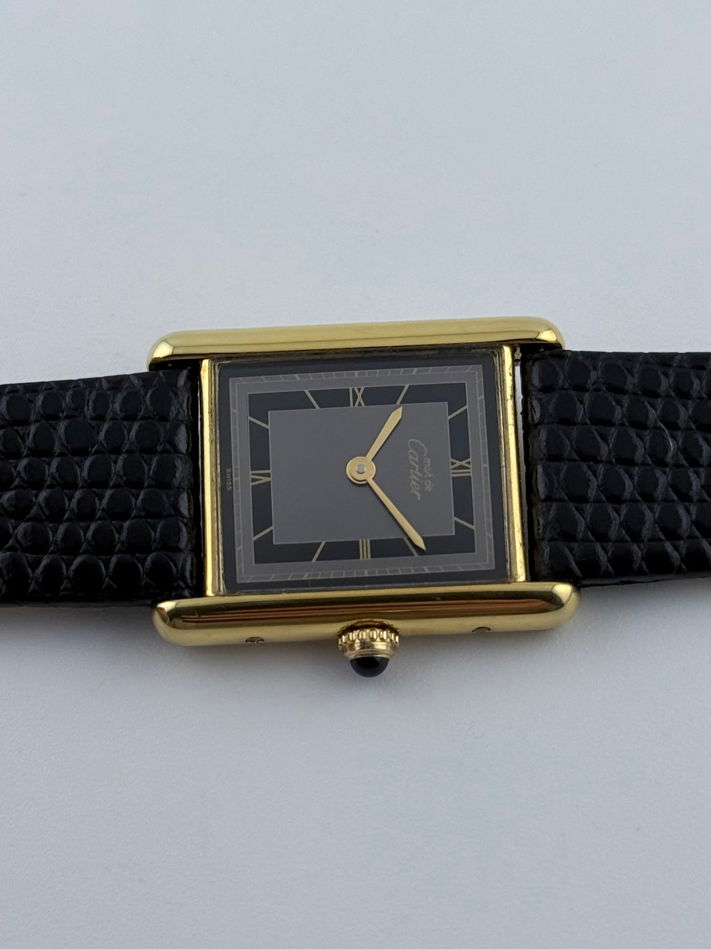 Cartier Must De Tank Quartz - Rare Slate Dial - Near Mint