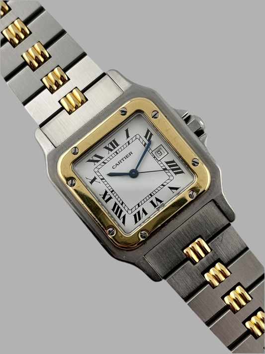 Cartier Santos Carree Automatic - Rare Godron Bracelet - 2961 - Original Box