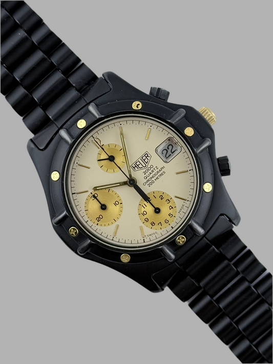 Heuer 2000 Quartz Chronograph - 253.006 - Rare