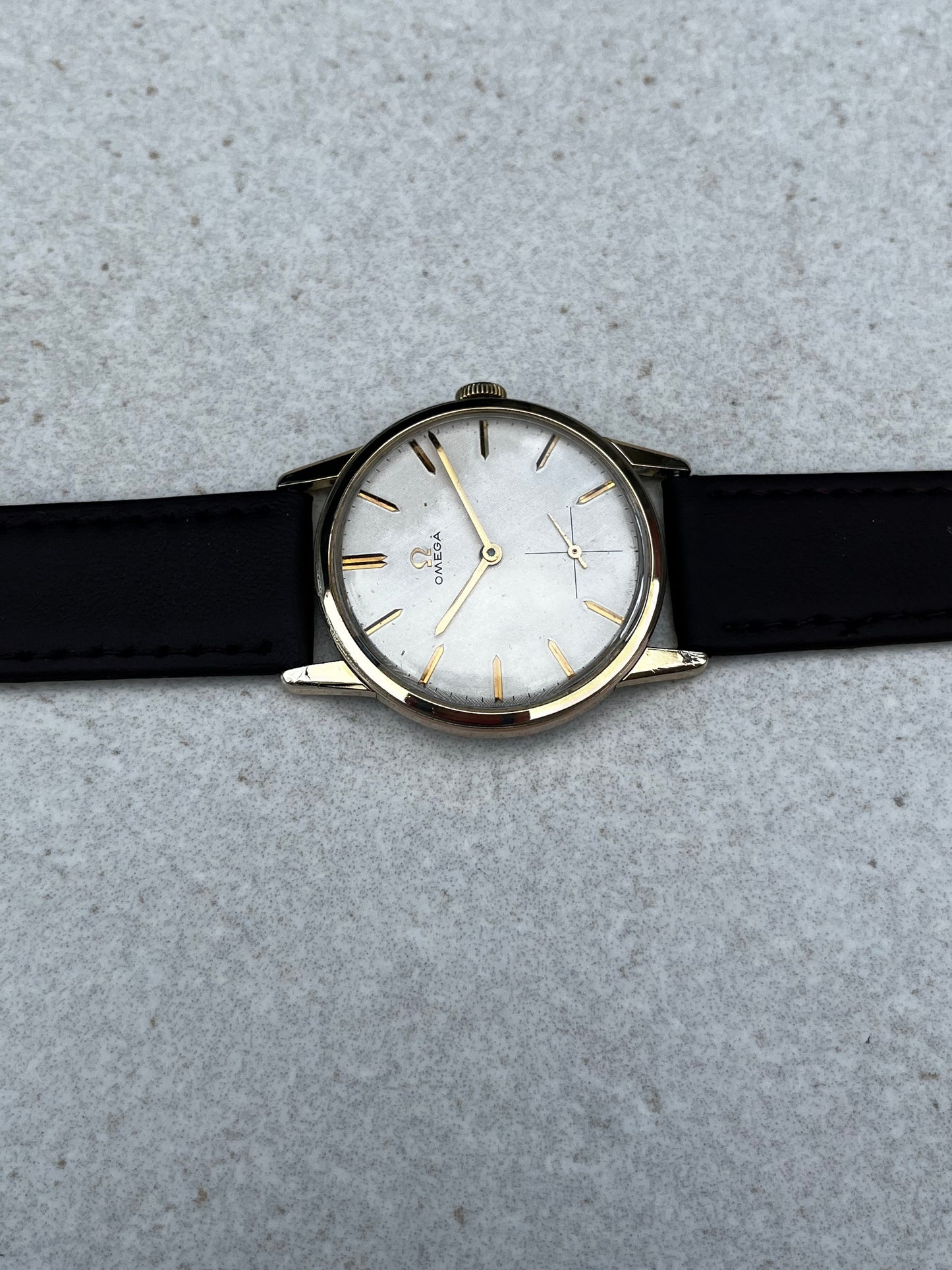 Omega Manual Wind Small Seconds Linen Dial 121.001